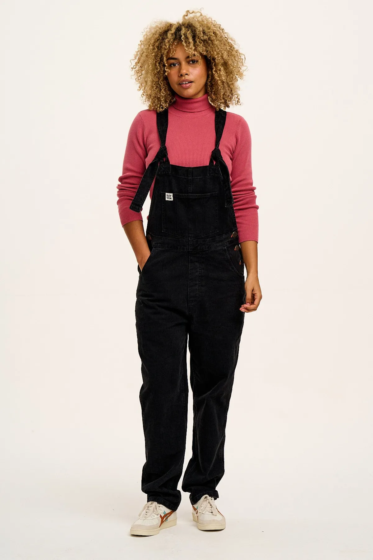 Outlet Reuben - Denim Dungarees in Washed Black All Dungarees|Reuben - Classic
