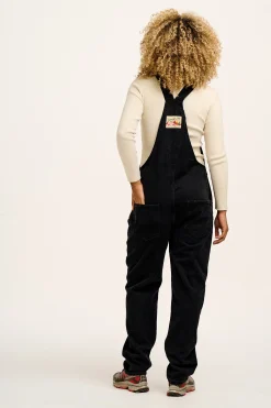 Outlet Reuben - Denim Dungarees in Washed Black All Dungarees|Reuben - Classic