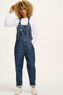 Hot Reuben - Denim Dungarees in Mid Wash Blue All Dungarees|Reuben - Classic