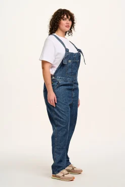 Hot Reuben - Denim Dungarees in Mid Wash Blue All Dungarees|Reuben - Classic