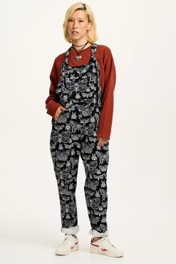 Clearance Reuben - Twill Dungarees in Papilio Print All Dungarees|Reuben - Classic