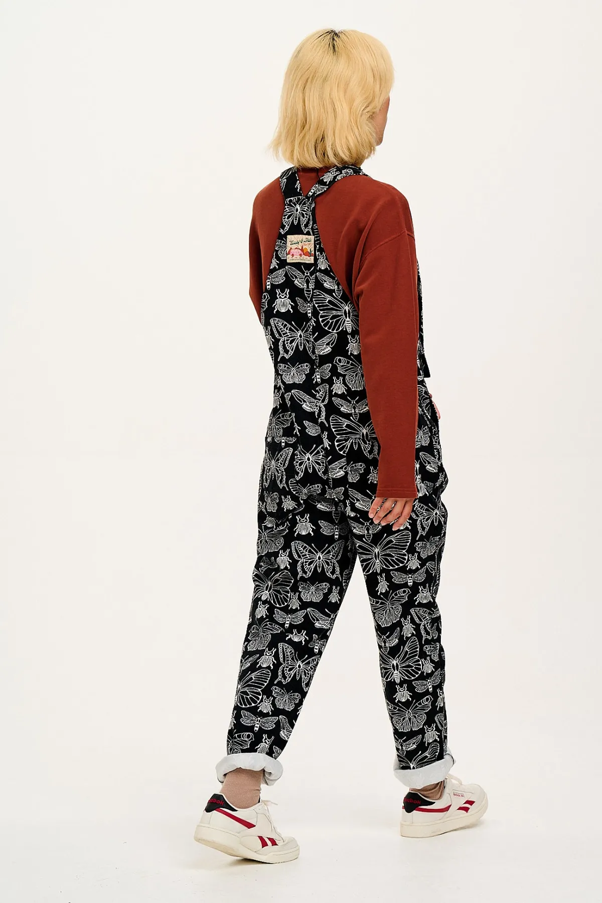 Clearance Reuben - Twill Dungarees in Papilio Print All Dungarees|Reuben - Classic