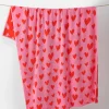 Sale Romola - Extra Large Towel in Pink Heart Cupid Print All Accessories|Homeware