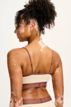 Fashion Ruby - Crop Top Cotton & Bamboo Bralette in Ecru All Tops & Tees|All Underwear