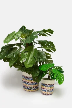 Fashion Runa - Plant Pot Cover in Diamond Jacquard Print (2 Pack) All Accessories|Homeware