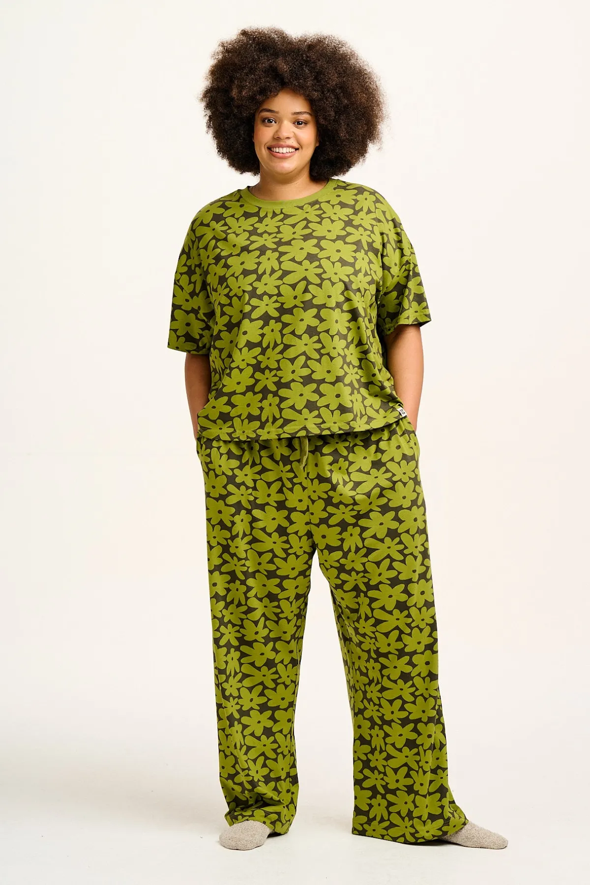 Sale Sabrina - Soft Pyjamas in Bubble Floral Print All Nightwear
