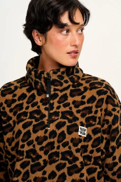 Hot Stevie - Polar Fleece in Leopard Print All Outerwear & Knitwear|Fleeces