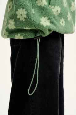 Outlet Stevie - Soft Polar Fleece in Green Delano Floral Print All Outerwear & Knitwear|Fleeces