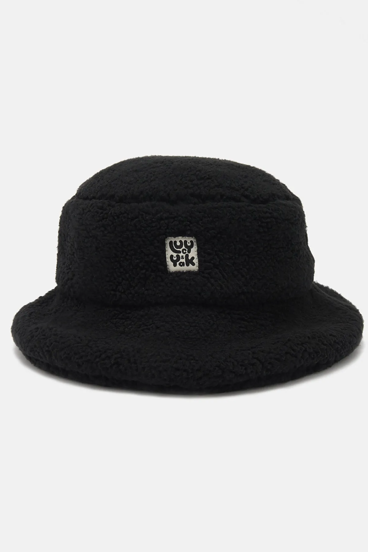 Best Travis - Borg Fleece Bucket Hat in Black All Accessories|Hats & Hair