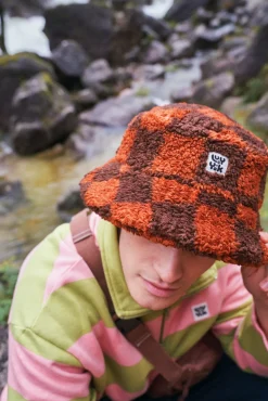 Fashion Travis - Borg Fleece Bucket Hat in Terry Print All Accessories|Hats & Hair