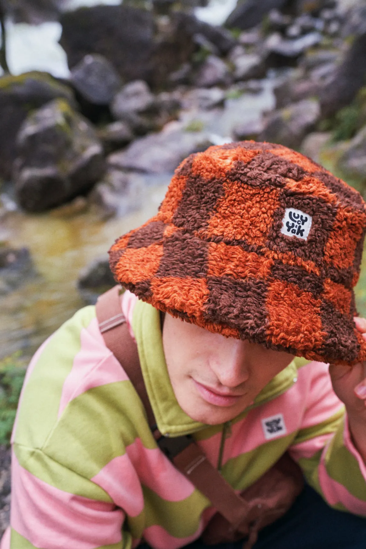 Fashion Travis - Borg Fleece Bucket Hat in Terry Print All Accessories|Hats & Hair