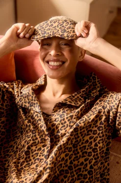 Clearance Yaima - Eye Mask in Leopard Print All Nightwear|All Accessories