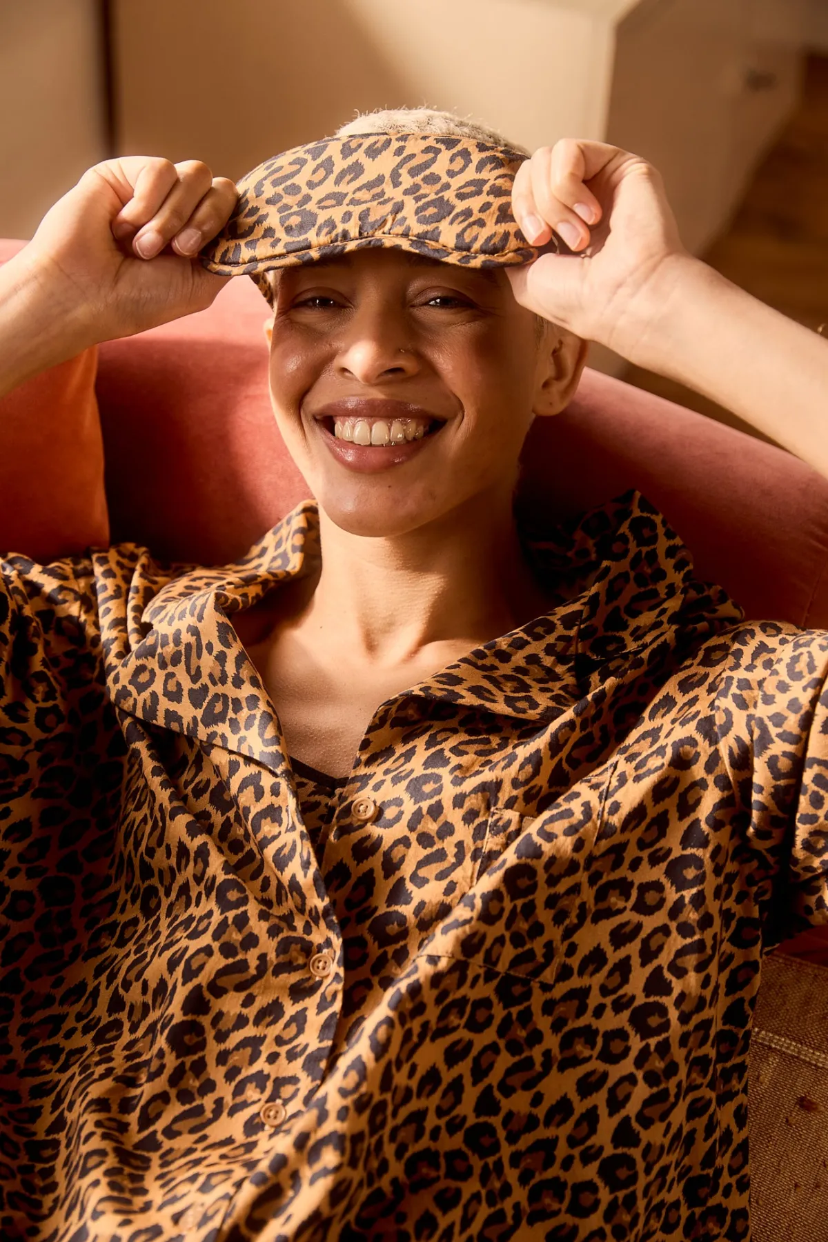 Clearance Yaima - Eye Mask in Leopard Print All Nightwear|All Accessories