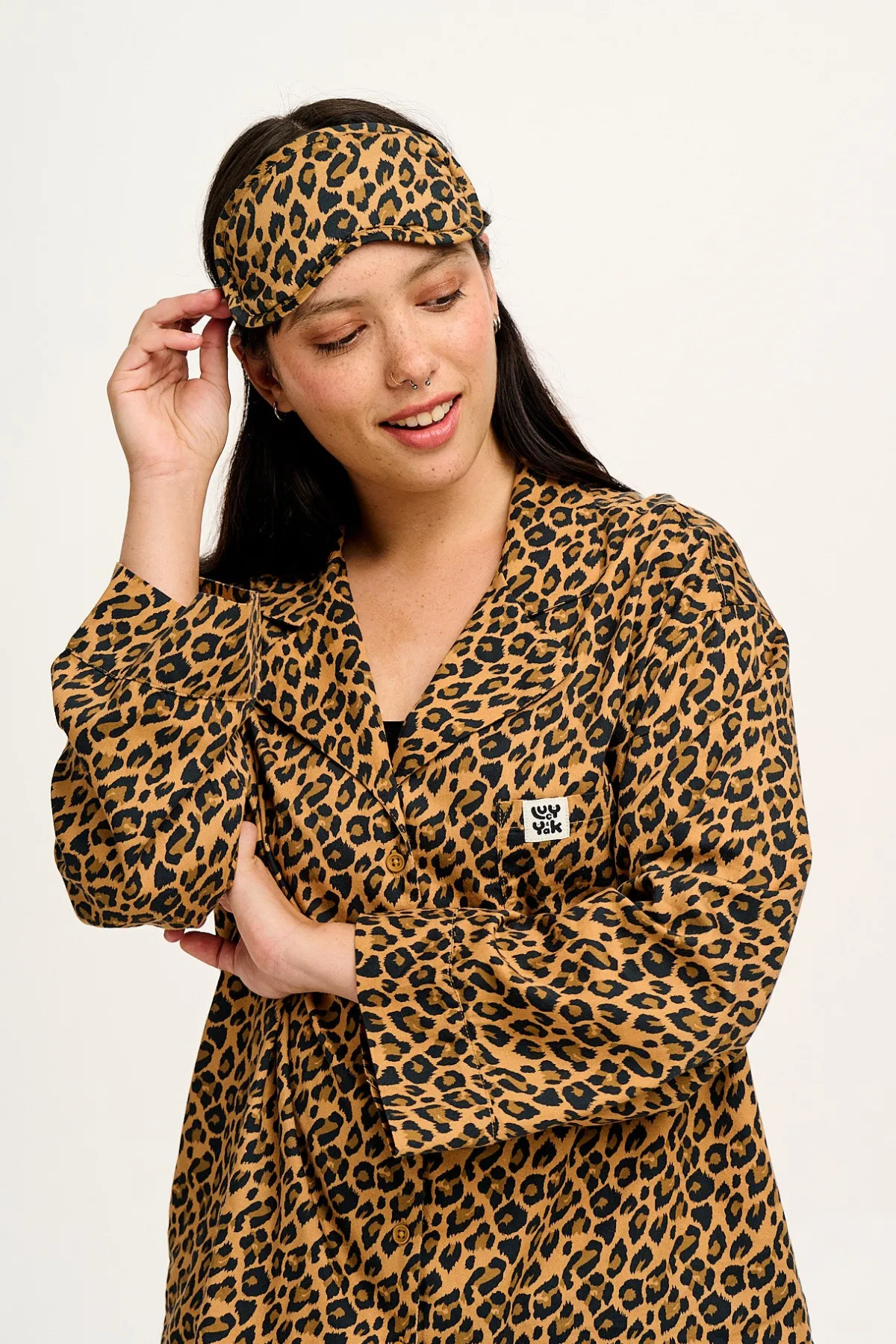 Clearance Yaima - Eye Mask in Leopard Print All Nightwear|All Accessories