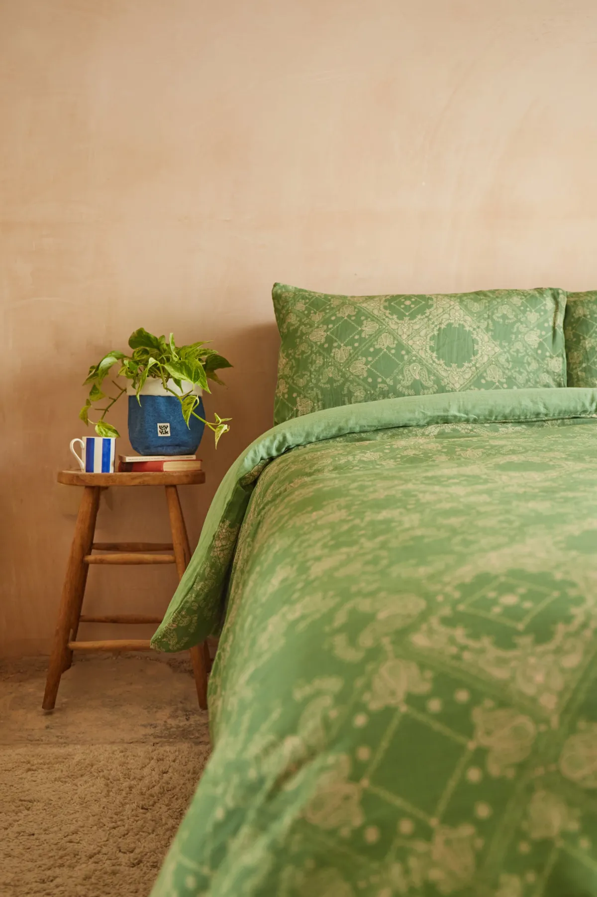 Discount Yolanda - Soft Cotton Bed Sheets in Eldorado Print All Accessories|Homeware